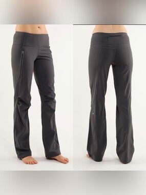 Lululemon Run: Free Pant in Coal/Heathered Coal 10
